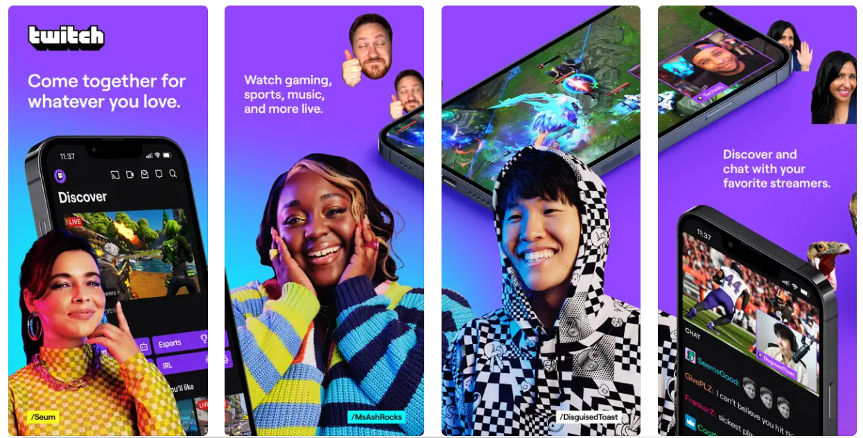 twitch 应用截图