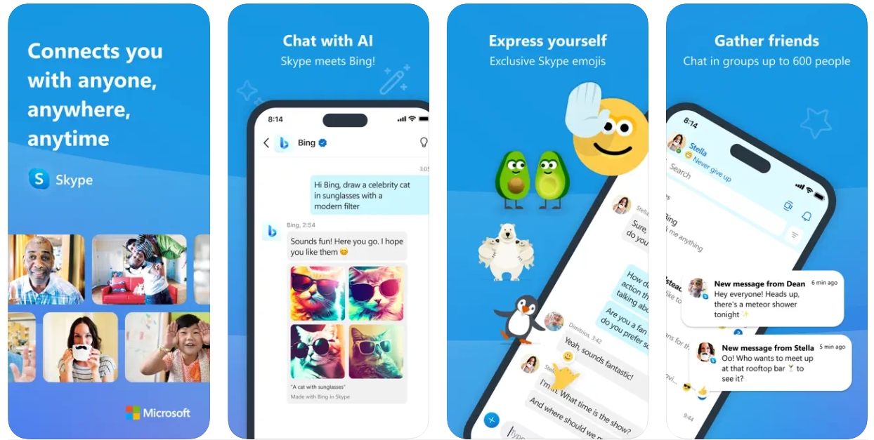 Skype APP截图